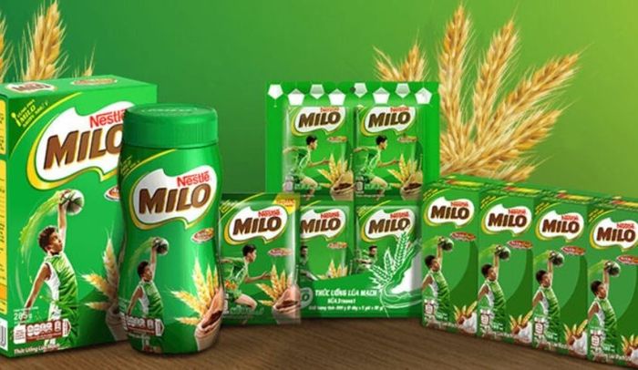Bộ 4 lon thức uống lúa mạch Nestlé Milo Active Go 180 ml (phù hợp cho độ tuổi từ 6 trở lên)
