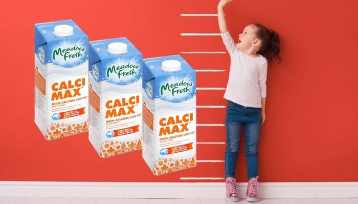 Sữa tiệt trùng Meadow Fresh Calci Max - nguồn năng lượng dồi dào cho các hoạt động của trẻ.