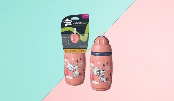 Bình đựng nước Tommee Tippee SuperStar 447825 266 ml - Màu hồng
