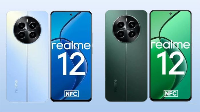 Bản thiết kế của realme 12 4G