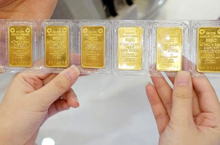 Giá vàng miếng SJC trên thị trường đang ổn định.