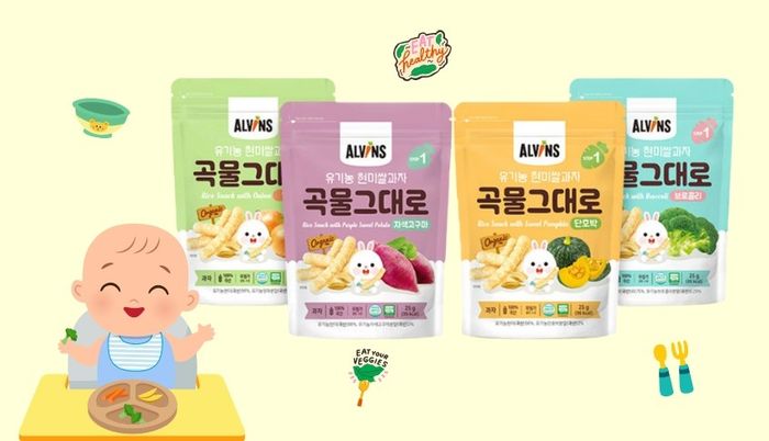 Bánh gạo lứt hữu cơ Alvins mang đến 4 hương vị tuyệt vời