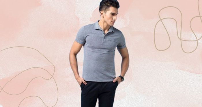 Áo polo dáng Slim-Fit thời trang