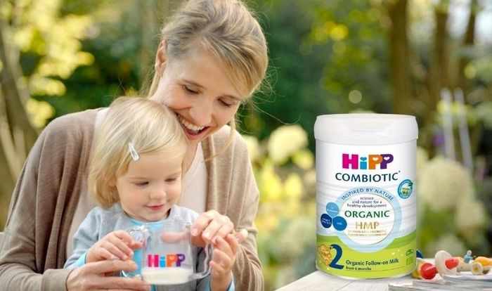 Sữa bột HiPP Organic Combiotic vị nhạt số 2 800g (6 - 12 tháng)