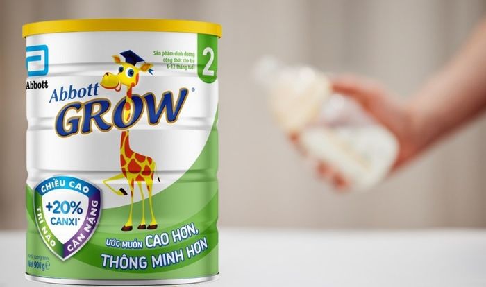 Sữa bột Abbott Grow số 2 vị vani 900g (6 - 12 tháng)