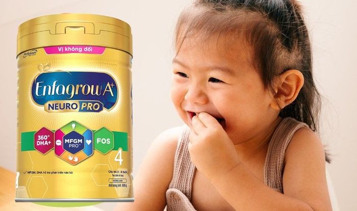 Sản phẩm Sữa bột Enfagrow A+ Neuropro số 4 830g (2 - 6 tuổi) được cải tiến