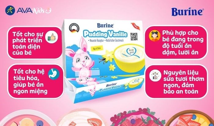 Sữa chua Burine vị dâu dành cho bé