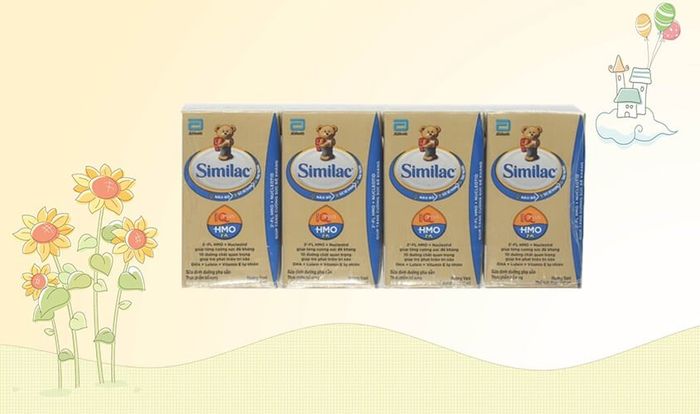 Lốc 4 hộp sữa pha sẵn Similac vị vani 110 ml (dành cho trẻ từ 1 tuổi trở lên)
