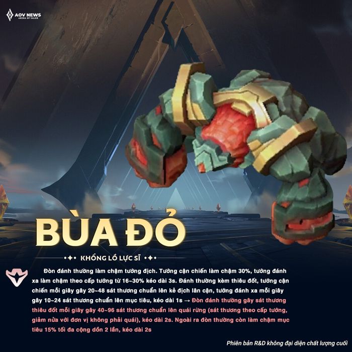 Bùa đỏ đã có sự điều chỉnh đáng kể, tác động đến cách chơi của game thủ.