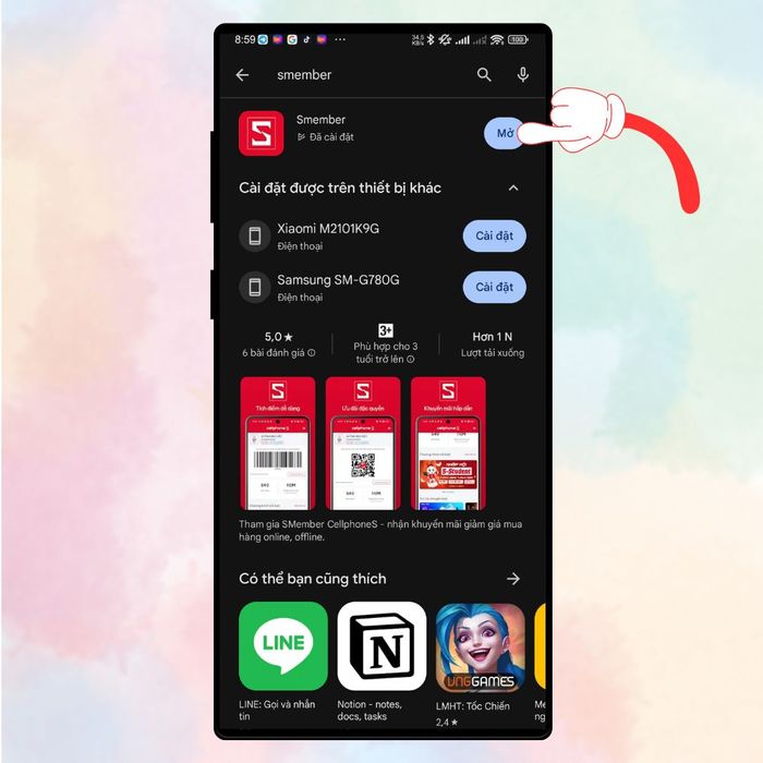 Cách tải app S-Member một cách đơn giản và nhanh chóng 3