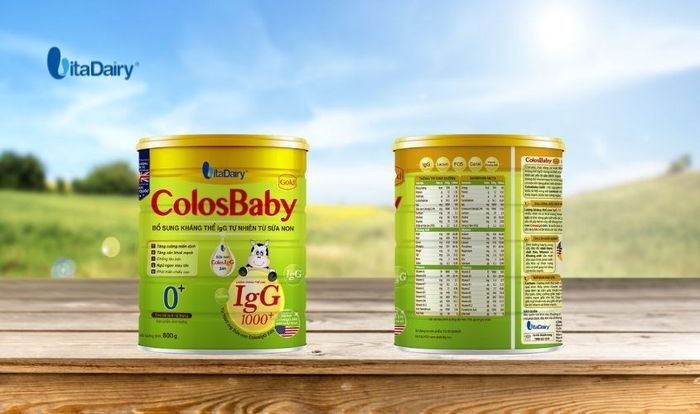Sữa bột ColosBaby Gold 0+ vị vani 800g (0 - 12 tháng)