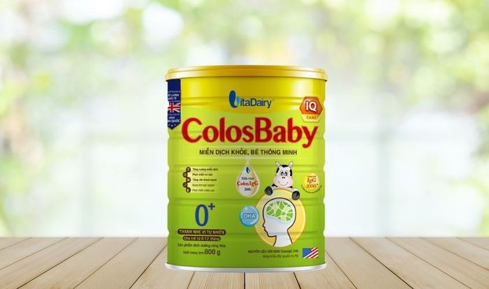 Sữa bột ColosBaby Gold 0+ vị vani 800g (0 - 12 tháng)