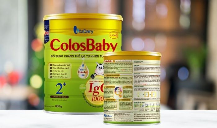 Sữa bột ColosBaby Gold 2+ vị vani 800g (dành cho trẻ từ 2 tuổi)
