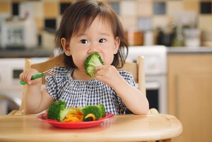 Hãy tập cho bé ăn dặm bằng tay khi bé đã sẵn sàng
