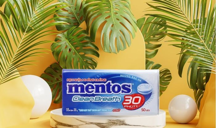 Mentos bạc hà 35g (từ 3 tuổi)