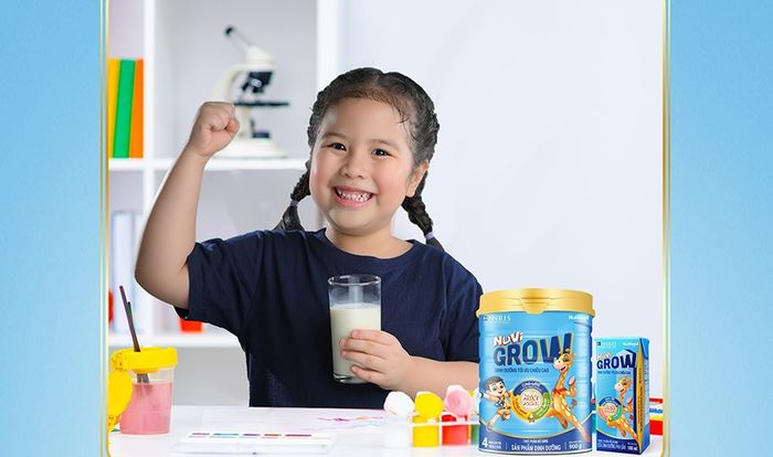 Sữa có vị ngọt nhẹ, thơm ngon