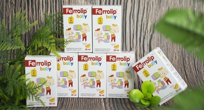Siro Ferrolip Baby 30 ml giúp giảm nguy cơ thiếu máu