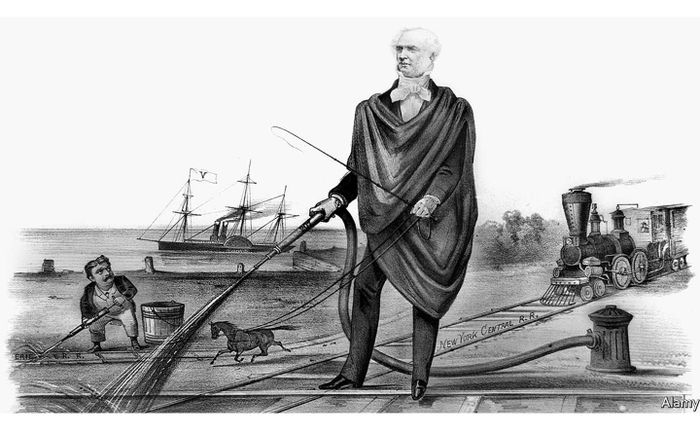 Mark Twain đã so sánh Cornelius Vanderbilt như 'vị thần của một đầm lầy nhung nhúc những linh hồn bé nhỏ'