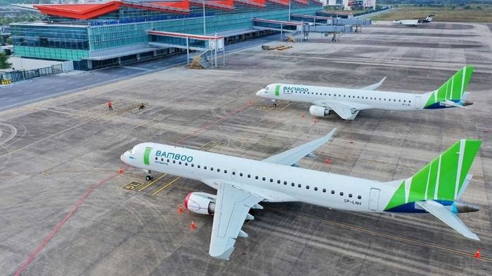 Bãi đỗ máy bay tại sân bay Vân Đồn