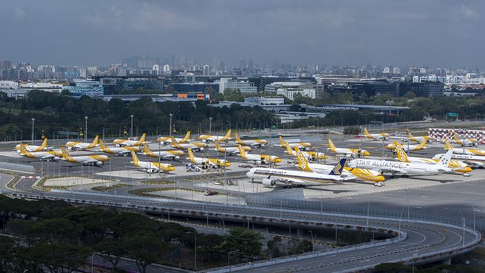 Bãi đỗ máy bay tại sân bay Singapore Changi
