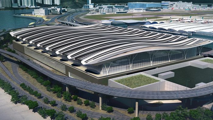 Phối cảnh Terminal 2 mới sân bay quốc tế Hong Kong