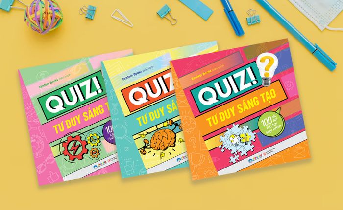 Quiz! Tư duy sáng tạo - Bộ sách kết hợp giải trí và nâng cao 9 loại thông minh