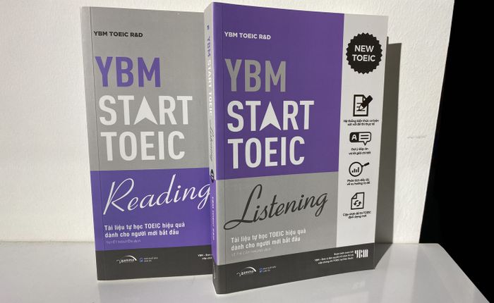 YBM Start Toeic - Tài liệu học Toeic tự học dành cho thế hệ Gen Z, do tổ chức thi biên soạn.