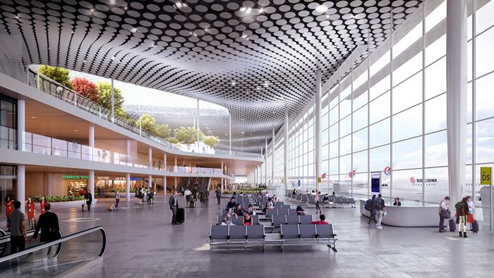 Tạo Cảnh Tại Nhà Ga T4 Sân Bay Quốc Tế Tiểu Sơn Hàng Châu
