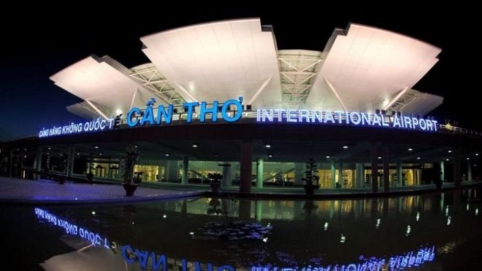 Sân bay quốc tế Cần Thơ vào ban đêm