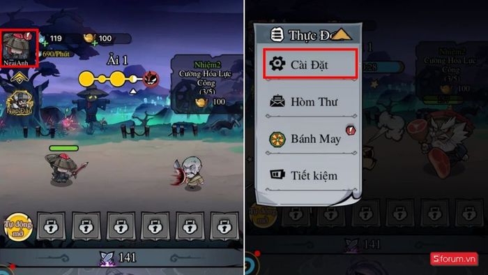 Cách nhập Mã Cổ Vũ Hiệp Sĩ Kungfu bước 1