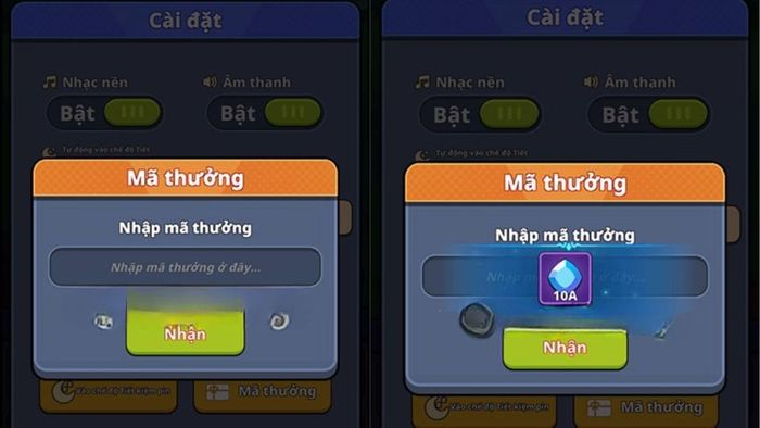 Hướng dẫn nhập mã Monster Slayer bước 2