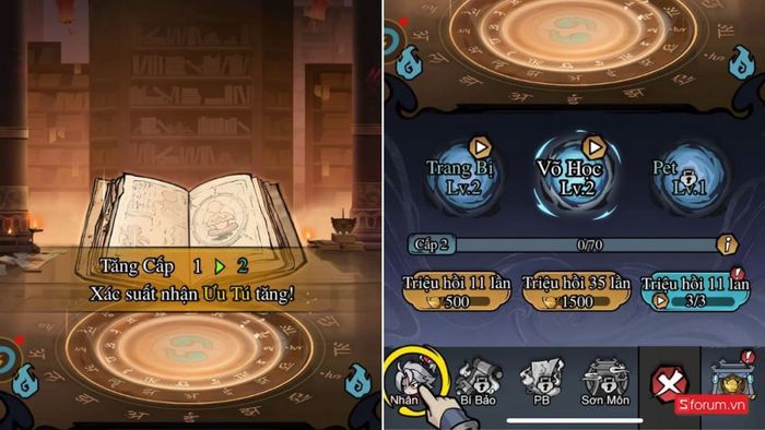 Cách nạp tiền vào game Anh Hùng Kungfu để nhận nhiều gift code bước 4