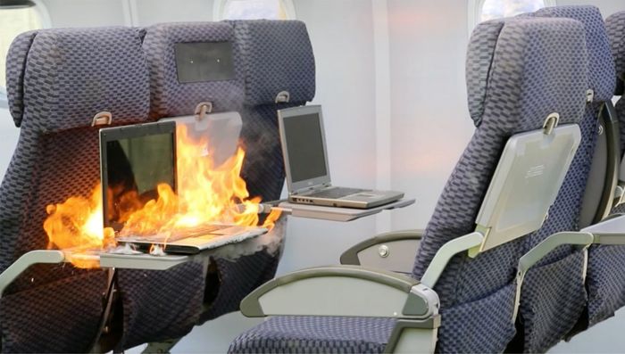 FAA tiết lộ nhiệt độ trong khoang hàng của máy bay có thể tăng lên đến mức đủ để pin laptop phát cháy