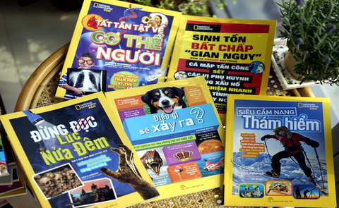 Lần đầu tiên bộ sách quốc tế National Geographic Kids được phát hành bản tiếng Việt.