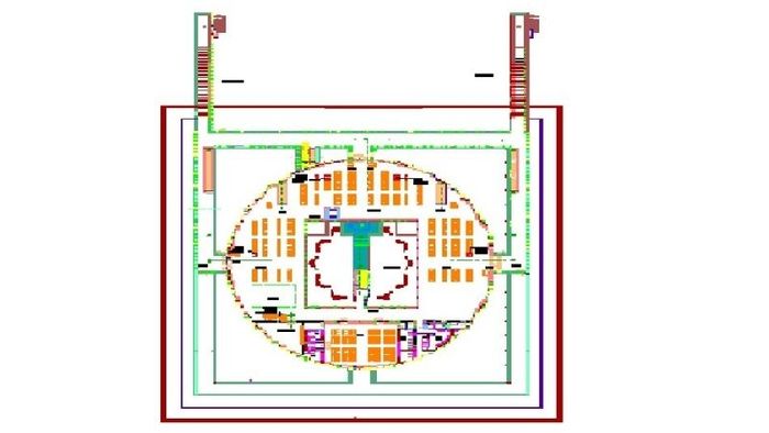 Sơ đồ tầng lửng của cảng hàng không Phù Cát