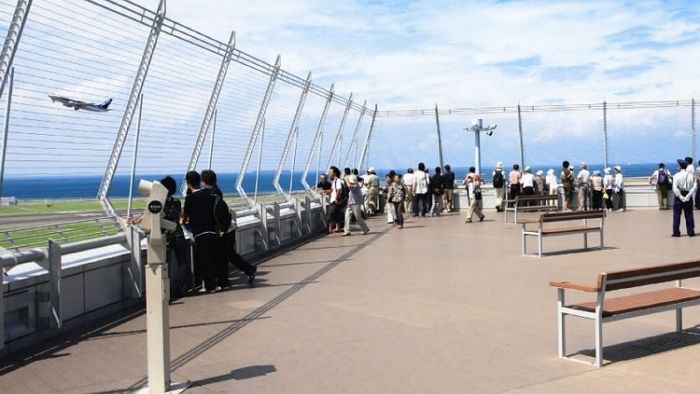 Nơi có Sky Deck tại sân bay Chubu Centrair.