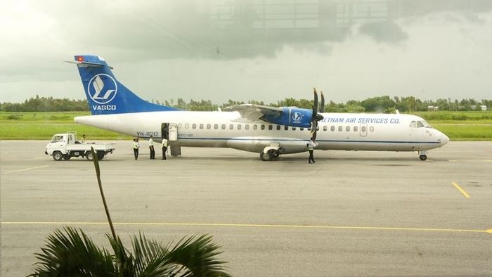 Sân đỗ tàu bay tại sân bay Rạch Giá