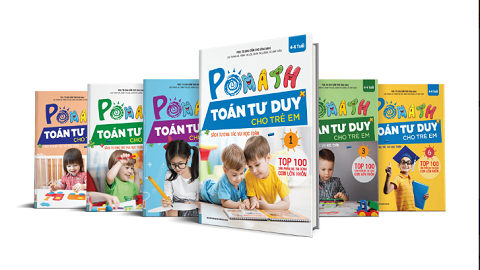 Bộ sách Pomath hỗ trợ phát triển tư duy cho trẻ em