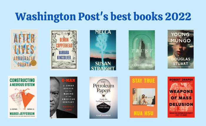 10 cuốn sách tuyệt vời nhất năm 2022 theo Washington Post