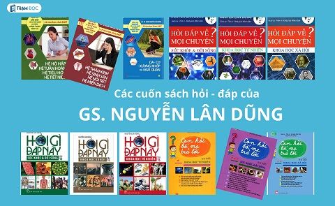 4 tập sách với các câu hỏi - đáp của Giáo sư Nguyễn Lân Dũng