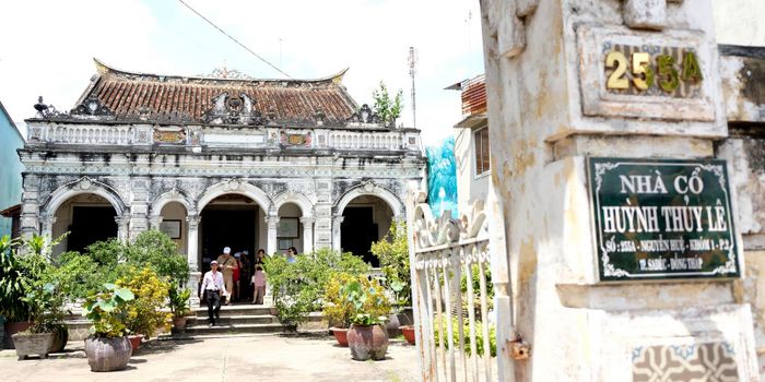 Nhà cổ của Huỳnh Thủy Lê ở Sa Đéc - (Ảnh: QUÂN NAM)