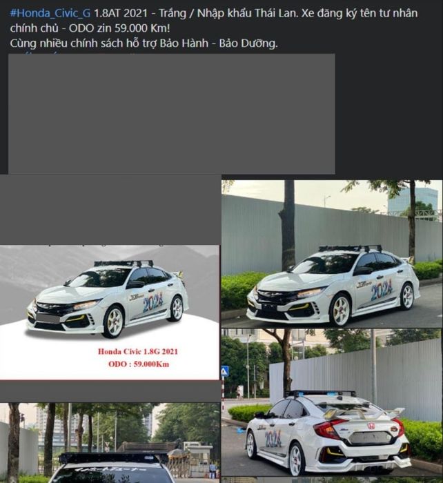 Honda Civic 2021 đã lăn bánh 3 năm tại Việt Nam được rao bán với giá bao nhiêu? 475741