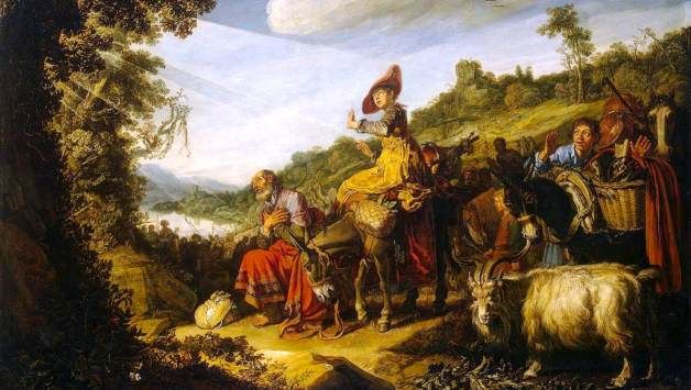 Lastman,Pieter-_Hành trình của Abraham đến Canaan - 1614