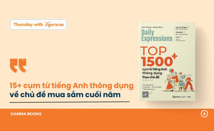 15 cụm từ tiếng Anh thông dụng về mua sắm