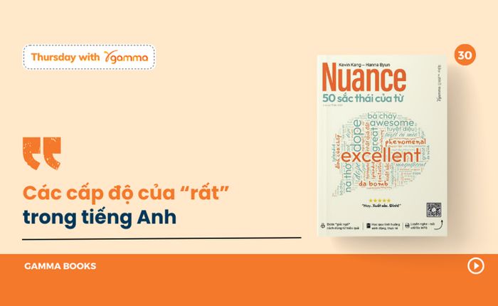 Các mức độ của từ “rất” trong tiếng Anh