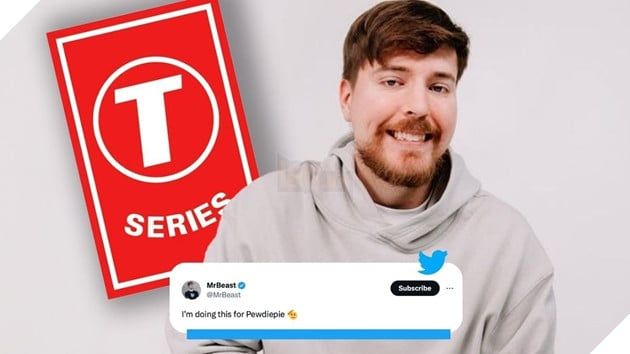 Mr.Beast đã thành công trong việc trả thù cho PewDiePie sau khi vượt qua T-Series.