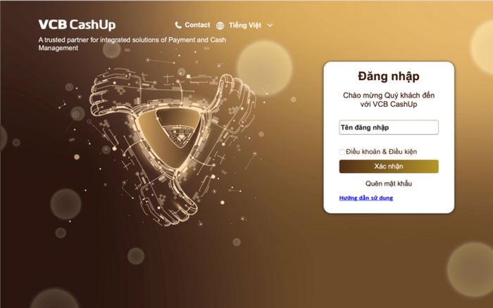 VCB CashUp - Giải pháp quản lý dòng tiền toàn diện cho hệ sinh thái doanh nghiệp - 1