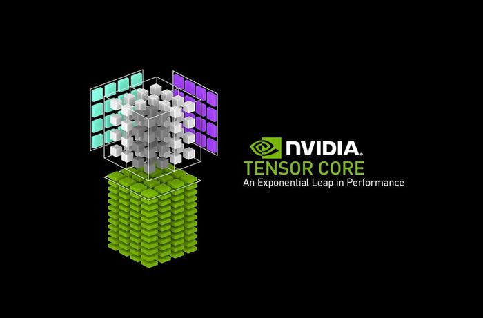 Nvidia đã tạo ra dòng chip Tensor Core riêng biệt để tối ưu hóa cho các tác vụ AI.