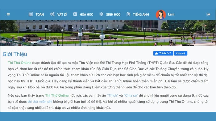 Thi Thử Online