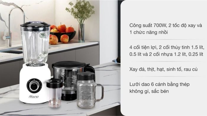 Top các loại máy xay sinh tố xay được đá giá rẻ